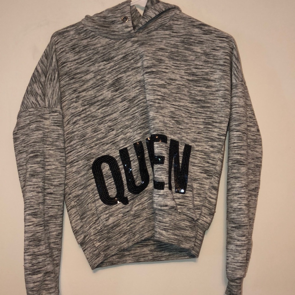 a rue21 cropped hoodie